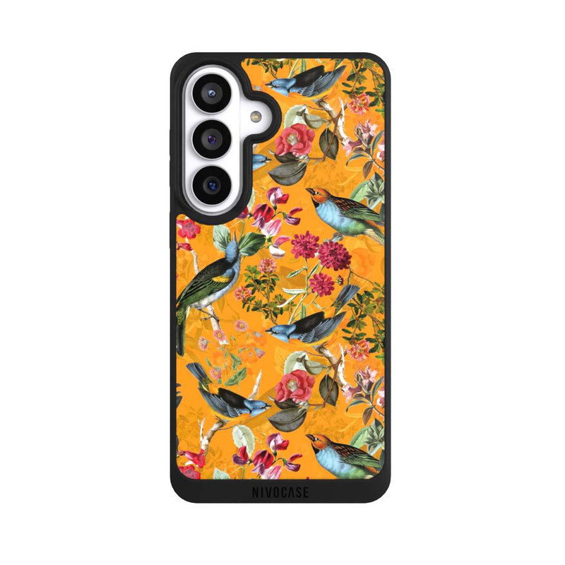 Galaxy S26+ NIVOpure Tapete mit Vögeln und Blumen
