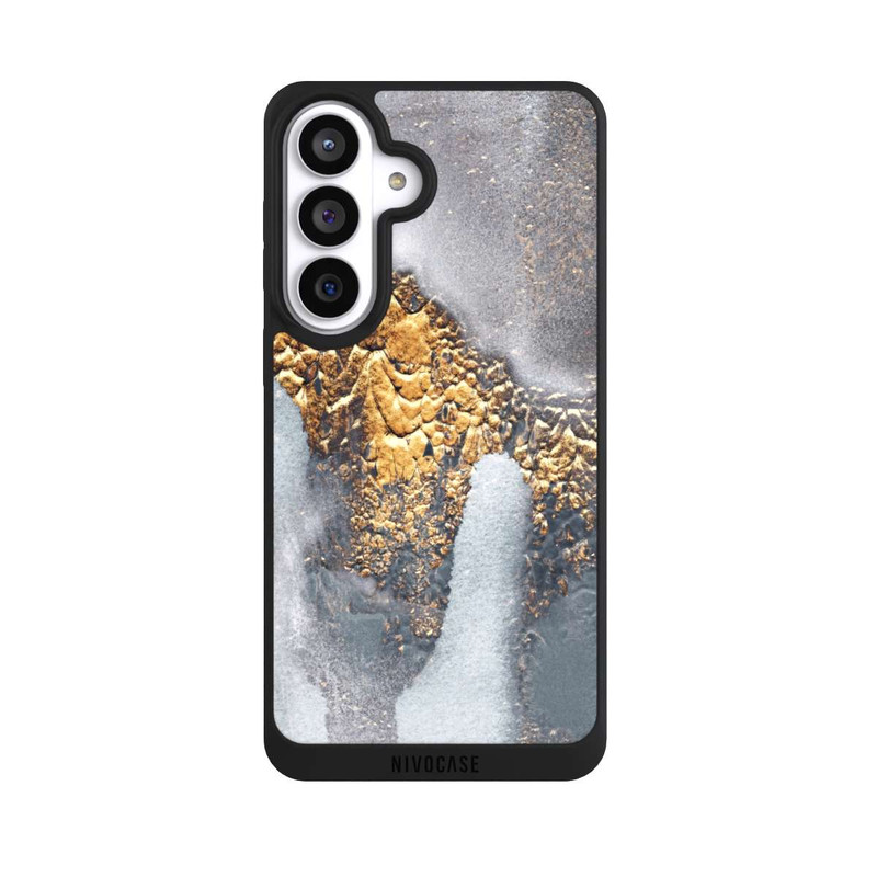 Galaxy S26+ NIVOpure Beton-Gold-Glitzerlook