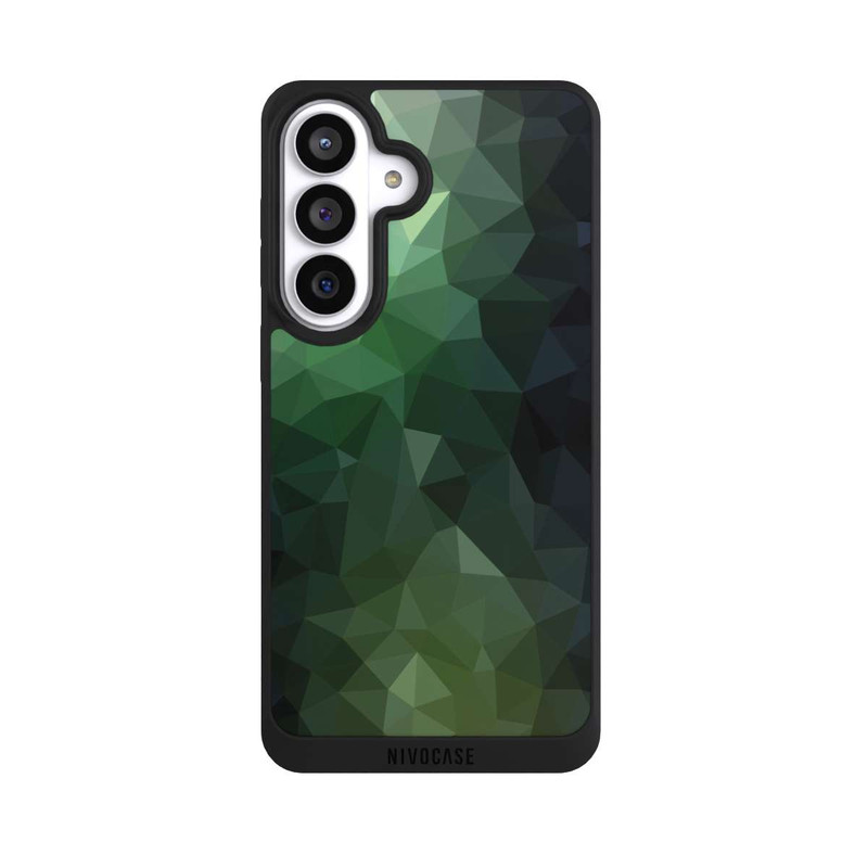 Galaxy S26+ NIVOpure Polygonal Mosaic Green
