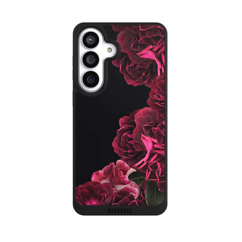 Galaxy S26+ NIVOpure Vintage Rosen auf Schwarz