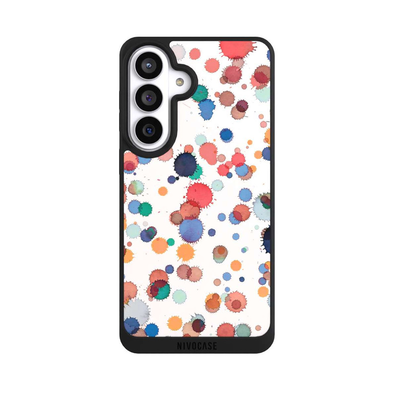 Galaxy S26+ NIVOpure Tropfen Aquarell Textur Blau Gelb