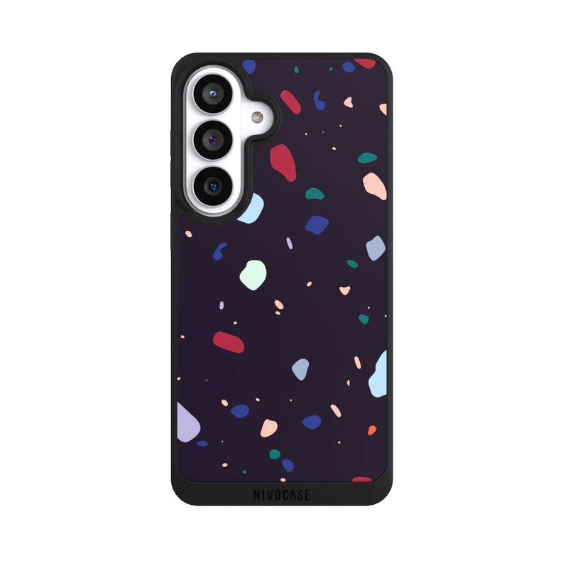 Galaxy S26+ NIVOpure Moderner dunkel abgerundeter Terrazzo