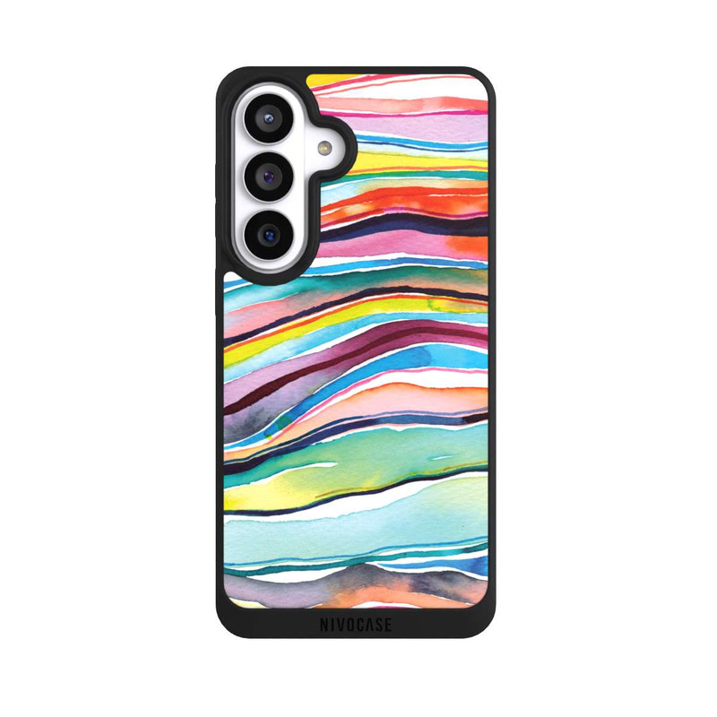 Galaxy S26+ NIVOpure Couches d'agate aquarelle