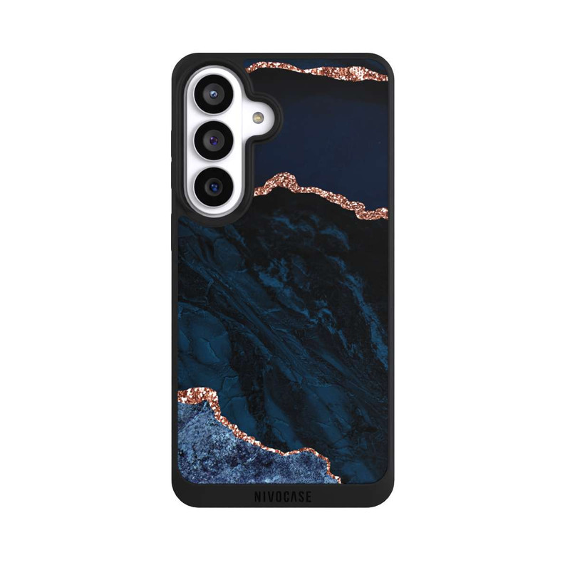 Galaxy S26+ NIVOpure Nacht Blau Marmor Landschaft