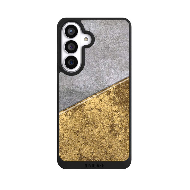 Galaxy S26+ NIVOpure Beton und Goldlook