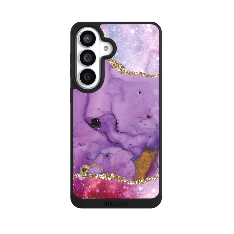 Galaxy S26+ NIVOpure Purple Galaxy Glamour Marble