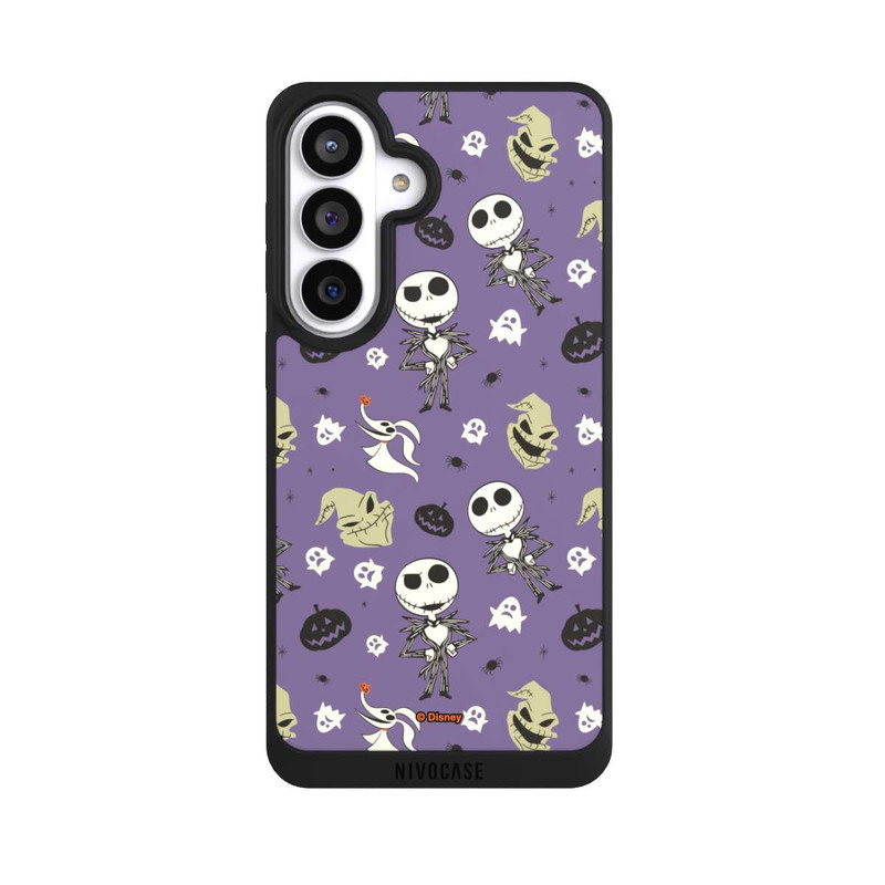 Galaxy S26+ NIVOpure Jack Purple Pattern Tim Burtons Nightmare before Christmas