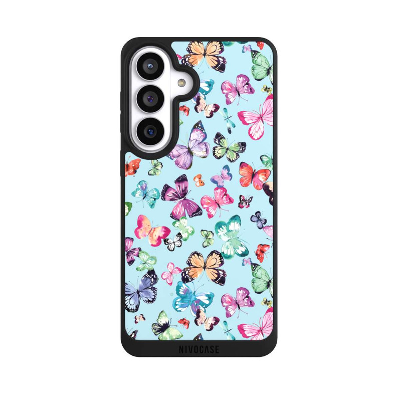 Galaxy S26+ NIVOpure Schmetterlinge rosa orange blau