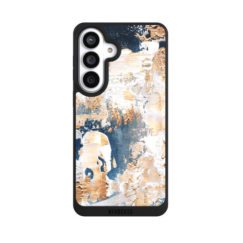 Samsung Galaxy S26+ NIVOpure Abstraktion Blau und Gold