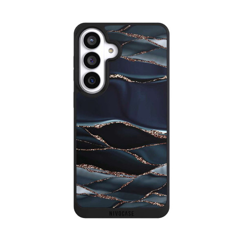 Samsung Galaxy S26+ NIVOpure Dark Grey Stripes Golden LooK