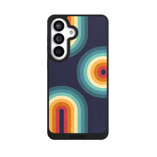 Samsung Galaxy S26+ NIVOpure Double Rainbow on Blue