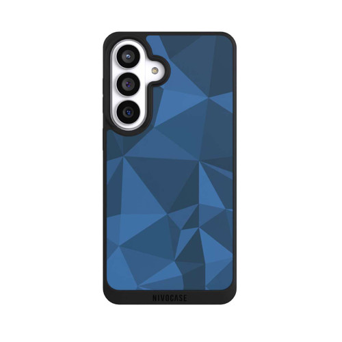 Samsung Galaxy S26+ NIVOpure Polygon Pattern Blue