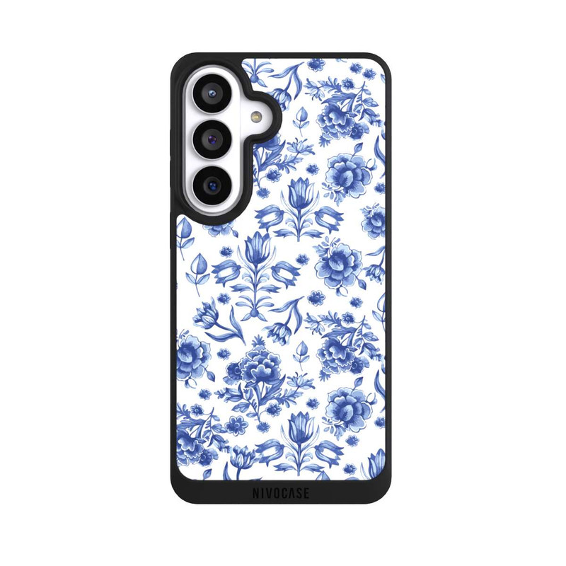 Galaxy S26+ NIVOpure Blue Flower Pattern - Delft (NL)