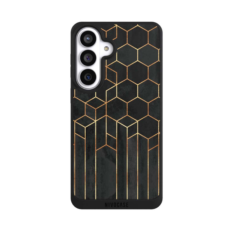Galaxy S26+ NIVOpure Hexagones noirs