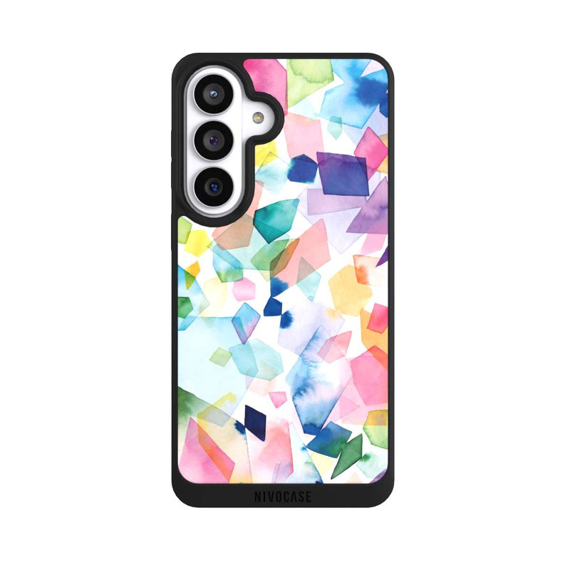Galaxy S26+ NIVOpure Bunte Aquarelledelsteine ​​und Diamanten