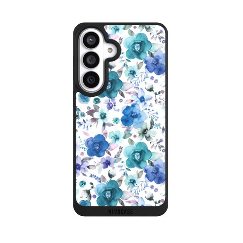 Samsung Galaxy S26+ NIVOpure Winter Floral Bouquets Blue