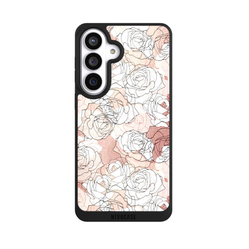 Samsung Galaxy S26+ NIVOpure Blooming Roses Line Art
