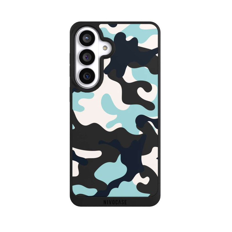 Galaxy S26+ NIVOpure Camouflage Bleu