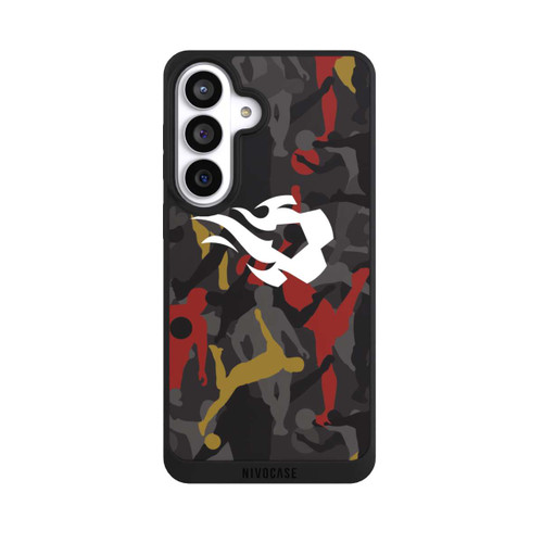 Samsung Galaxy S26+ NIVOpure Belgian Red Flames Camouflage