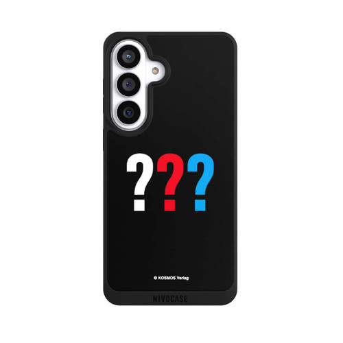 Samsung Galaxy S26+ NIVOpure Drei Fragezeichen Logo