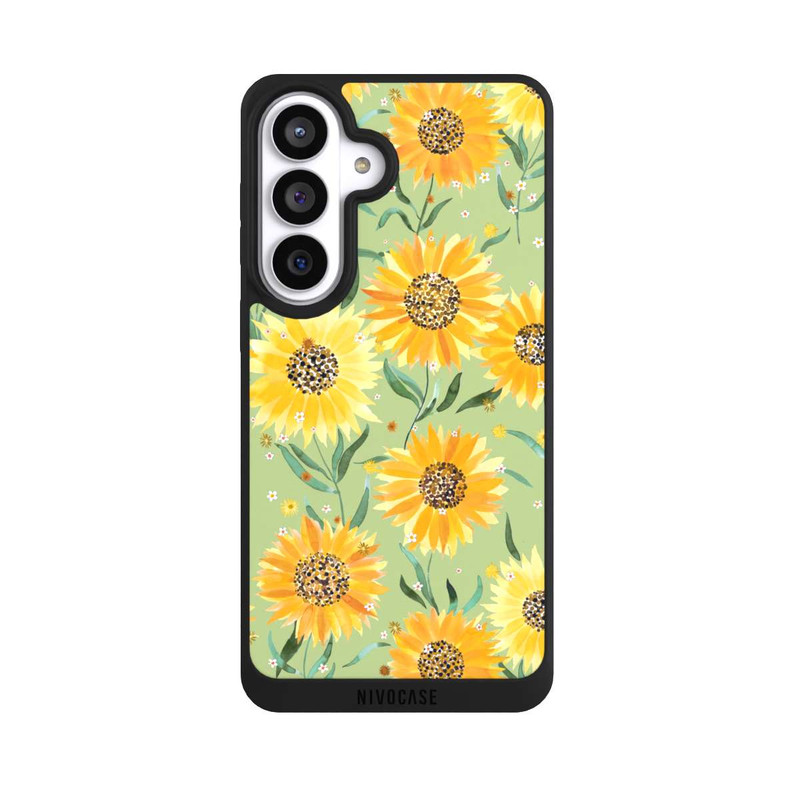 Galaxy S26+ NIVOpure Sonnenblumen grün