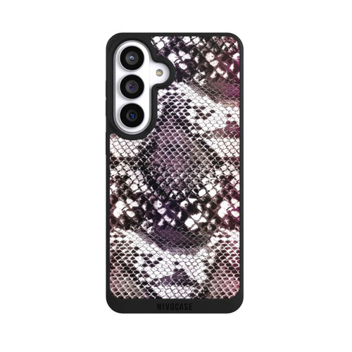 Samsung Galaxy S26+ NIVOpure Burgundy Snake Skin Pattern