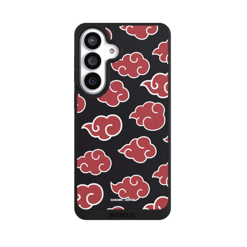 Galaxy S26+ NIVOpure Akatsuki Pattern Black Big