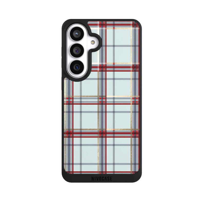 Galaxy S26+ NIVOpure Tartan Blau