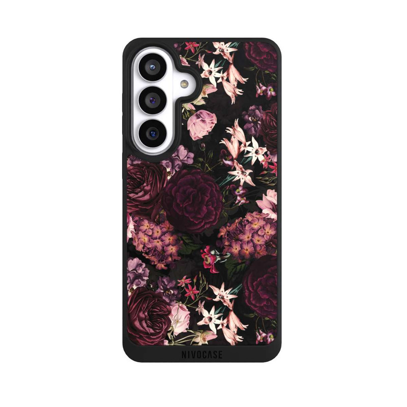 Galaxy S26+ NIVOpure Fond Fleur Violet Foncé