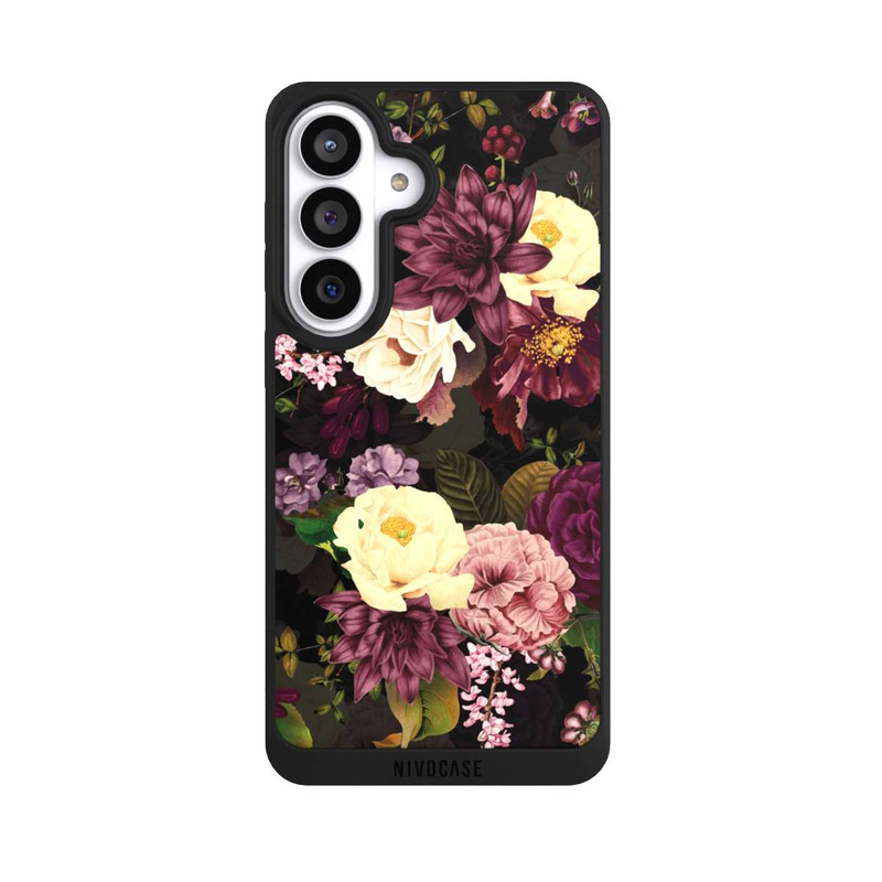 Galaxy S26+ NIVOpure Dunkle Blumen Bienen