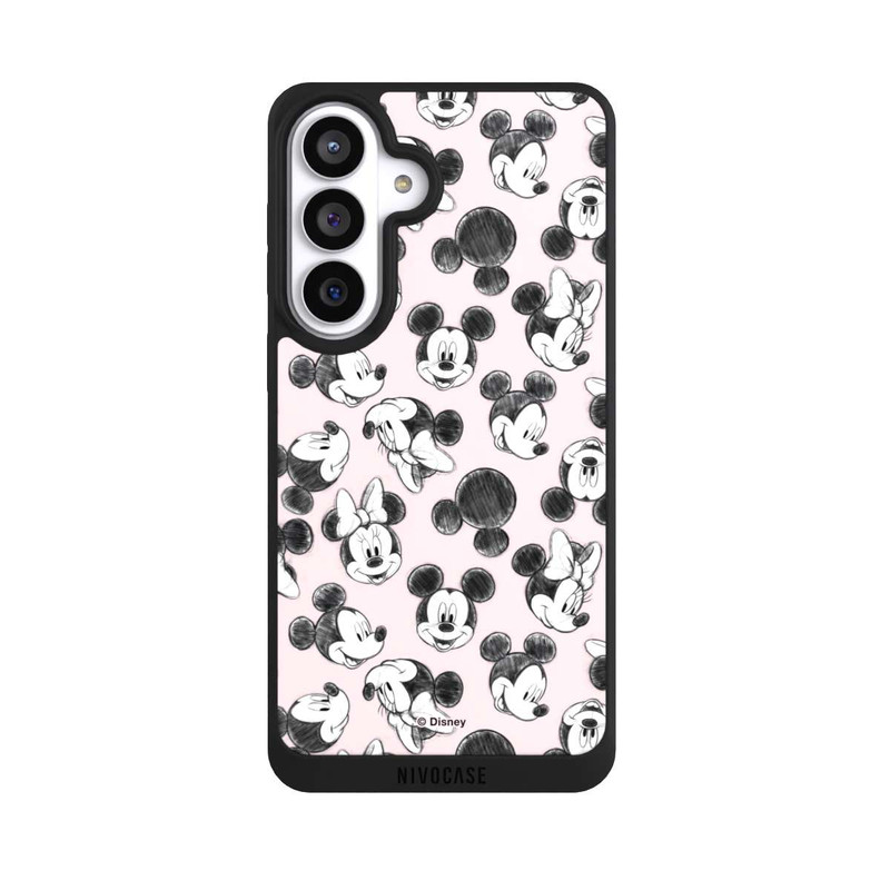 Galaxy S26+ NIVOpure Minnie & Mickey Viele Gesichter Pink