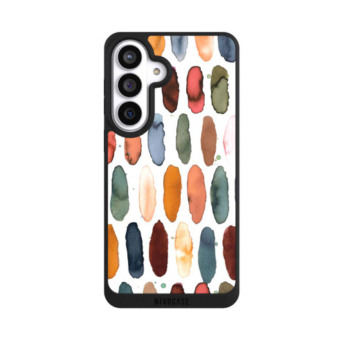 Samsung Galaxy S26+ NIVOpure Aquarellstriche aus mineralischem Terrakotta