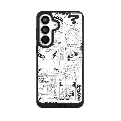 Samsung Galaxy S26+ NIVOpure Asterix Comic Black and White