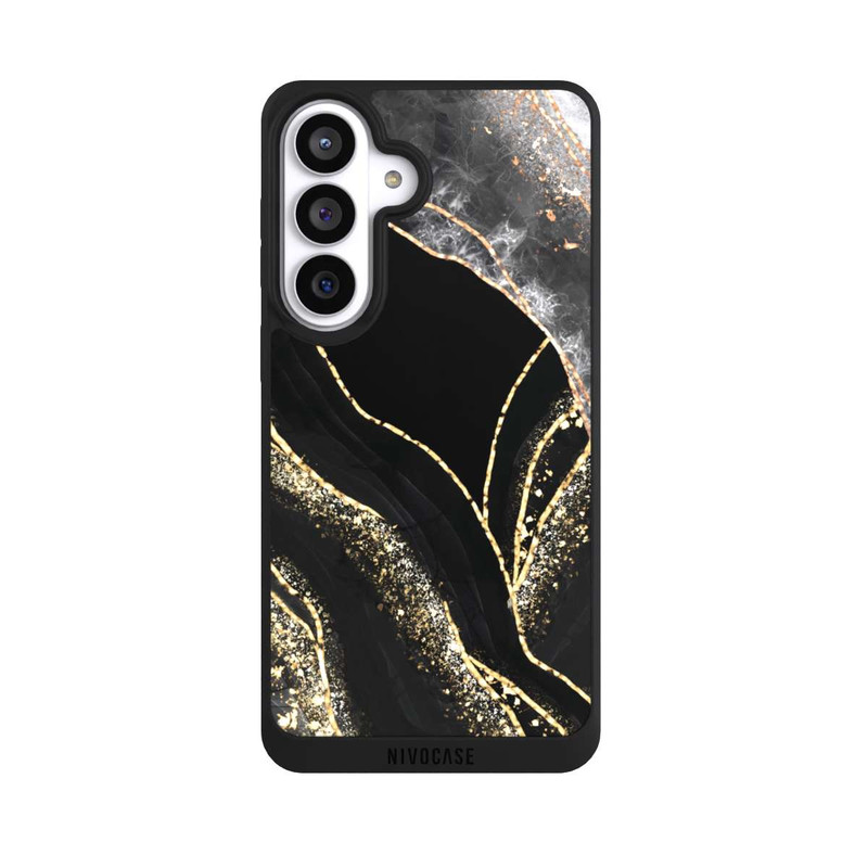 Galaxy S26+ NIVOpure Marbre Sombre Or