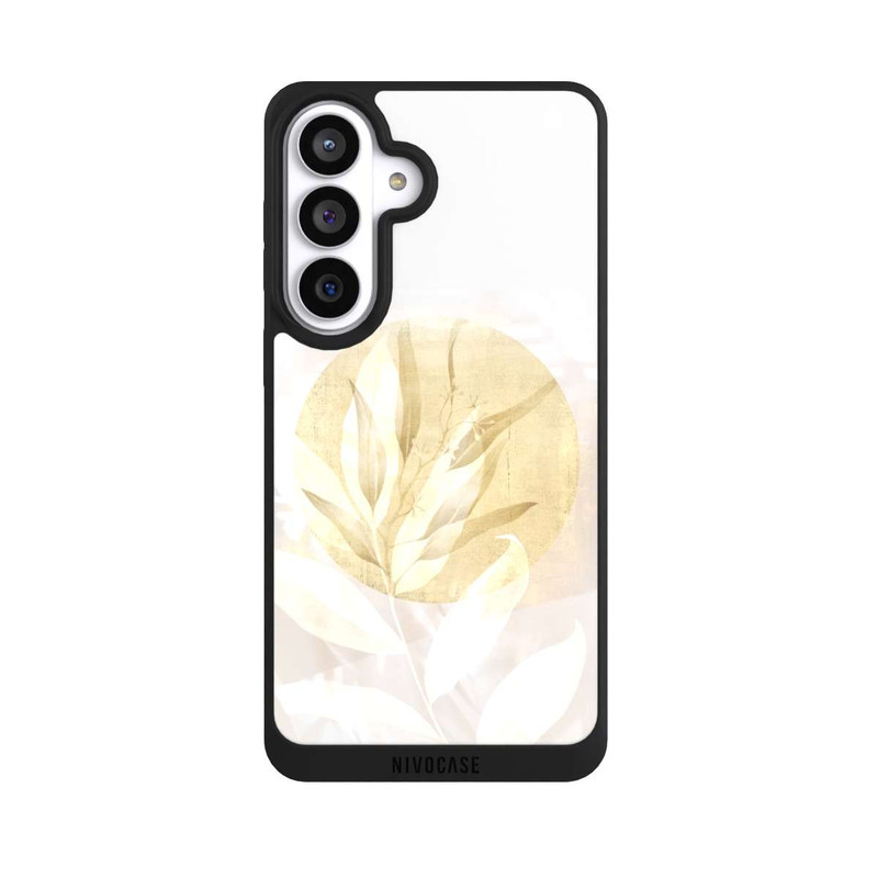 Galaxy S26+ NIVOpure Boho Gold Blumen Kunst