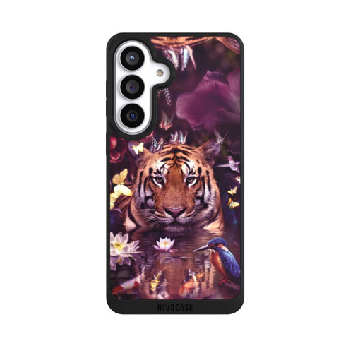 Samsung Galaxy S26+ NIVOpure Tiger Blumenrahmen