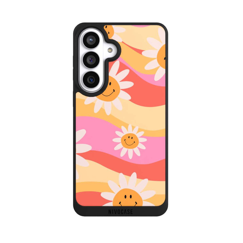Galaxy S26+ NIVOpure Retro Smiles Orange Colorful