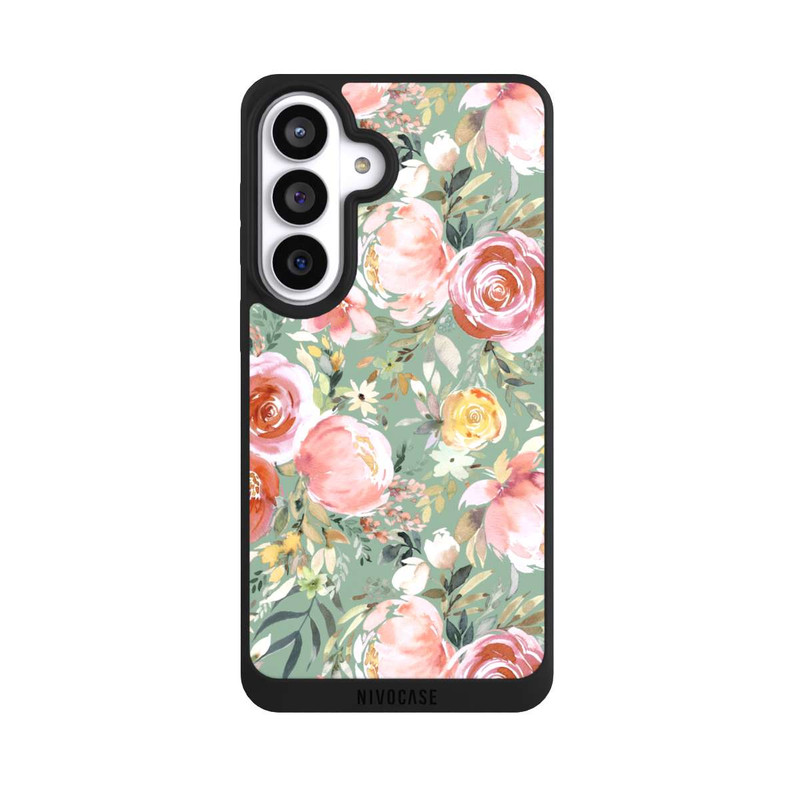 Galaxy S26+ NIVOpure Pastel Peony Bouquet