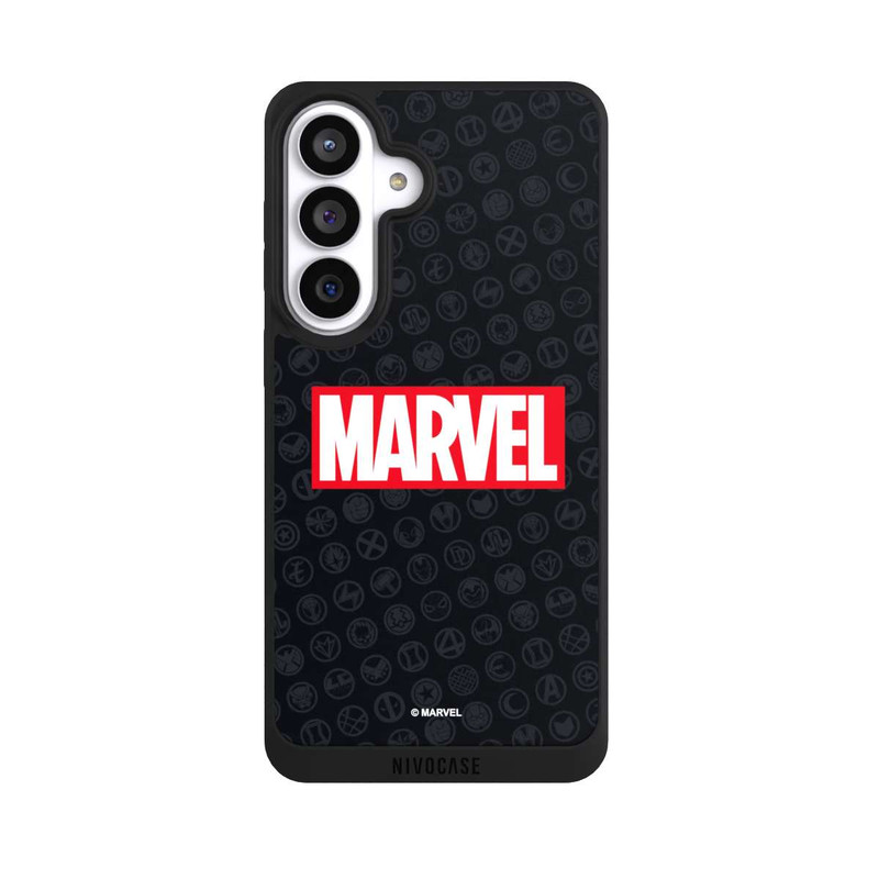 Galaxy S26+ NIVOpure Marvel Logo Black Red 