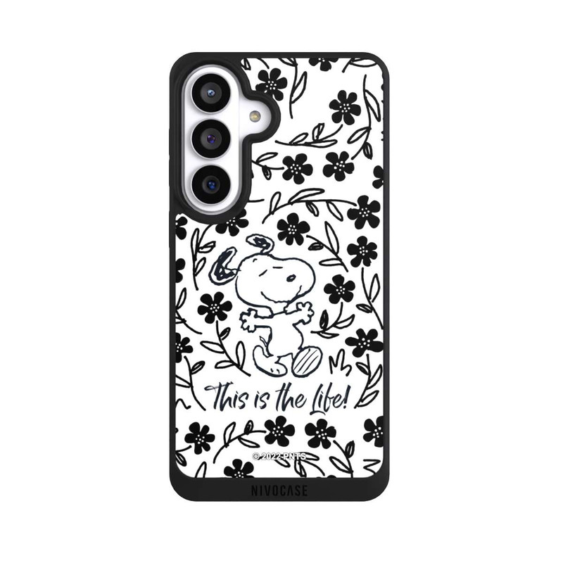 Galaxy S26+ NIVOpure Snoopy schwarz und weiß This Is The Life