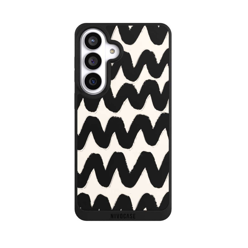 Galaxy S26+ NIVOpure Schwarzes Wellenmuster