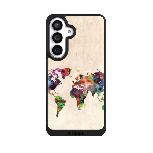 Samsung Galaxy S26+ NIVOpure Carte du monde de Michael Tompsett