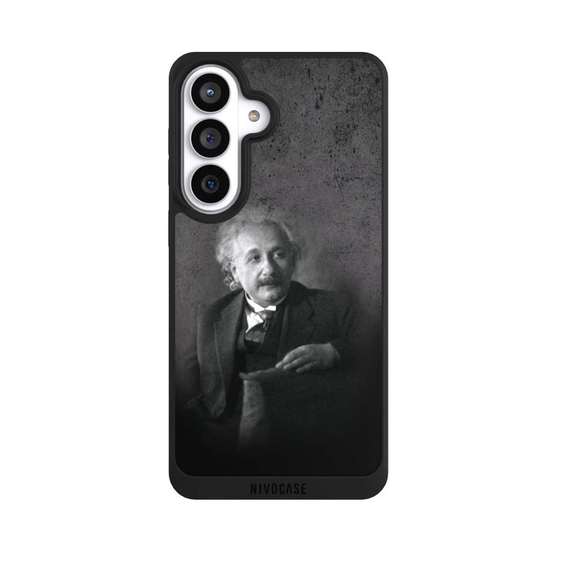 Galaxy S26+ NIVOpure Portrait of a brilliant physicist