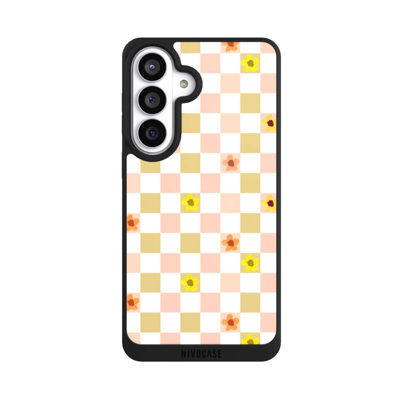 Galaxy S26+ NIVOpure Kariert nostalgische Pastellblumen