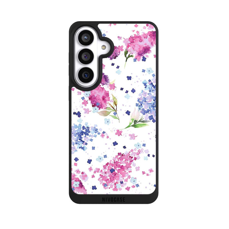 Galaxy S26+ NIVOpure Hortensien Lila und Rosa Blumen