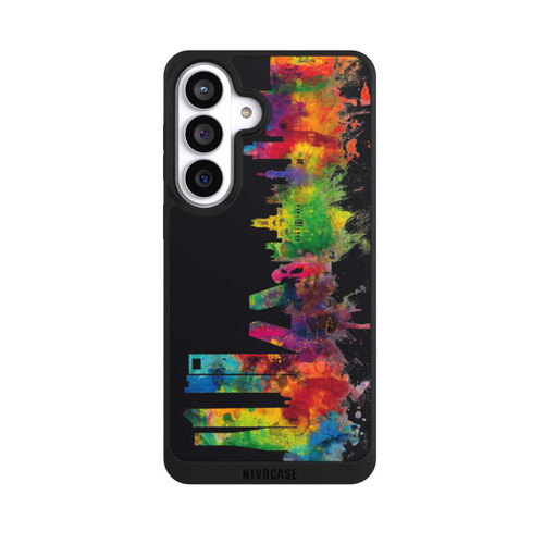 Samsung Galaxy S26+ NIVOpure Ligne d'horizon de Madrid Espagne Noir