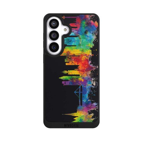 Samsung Galaxy S26+ NIVOpure Ligne d'horizon de Francfort Allemagne Noir