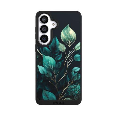 Samsung Galaxy S26+ NIVOpure Eucalyptus Dark Background