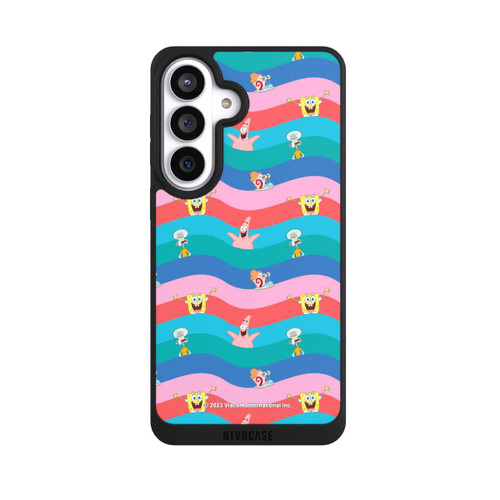 Samsung Galaxy S26+ NIVOpure Spongebob Friends Colorful Waves