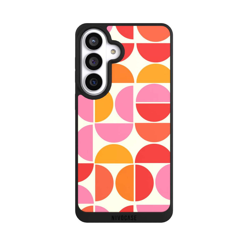 Galaxy S26+ NIVOpure Retro Trend Pattern Orange